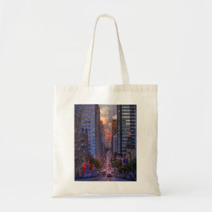 San Francisco California Street Skyline Glitter Tote Bag