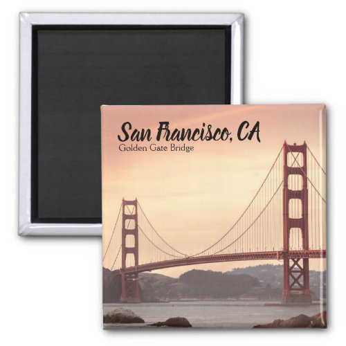 San Francisco California The Golden Gate Bridge Magnet