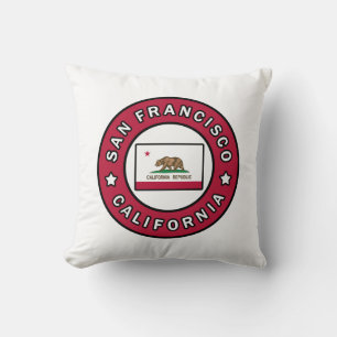 San Francisco California Throw Pillow