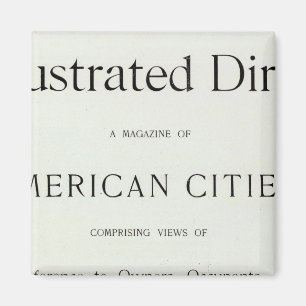 San Francisco California Title Page Magnet