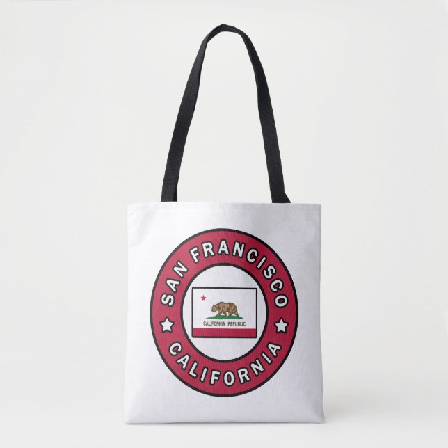 San Francisco California Tote Bag (Front)