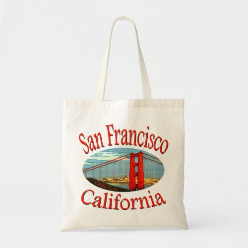 San Francisco California Tote Bag