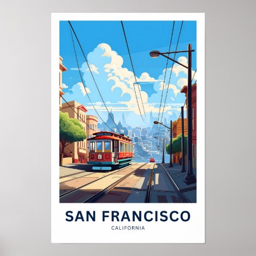 San Francisco California Travel Print