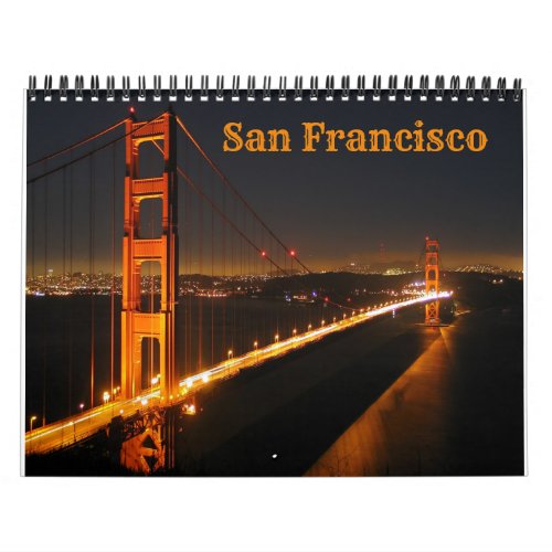 San Francisco _ California _ USA Calendar