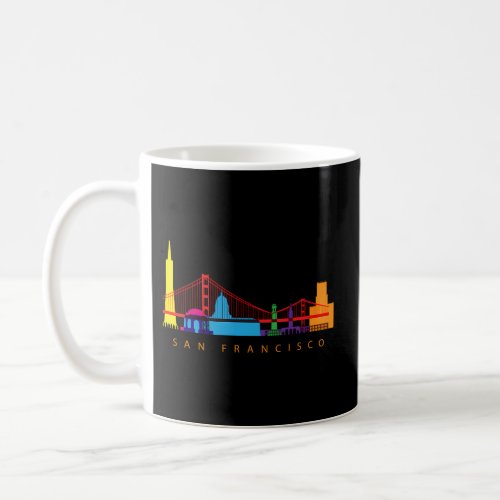 San Francisco California Usa Skyline Coffee Mug