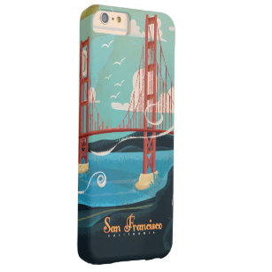 San Francisco California USA Travel poster Barely There iPhone 6 Plus Case