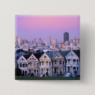 San Francisco, California. View of Victorian Button