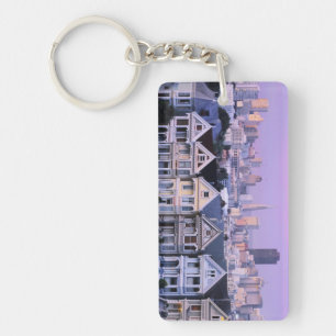 San Francisco, California. View of Victorian Keychain