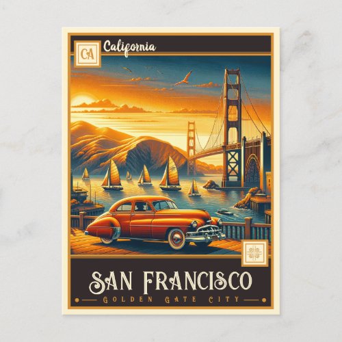 San Francisco California  Vintage Postcard