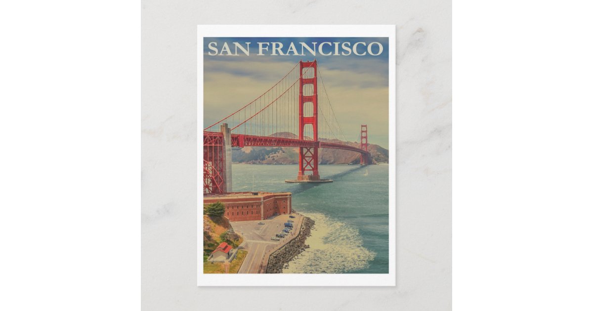 San Francisco California vintage travel Postcard | Zazzle