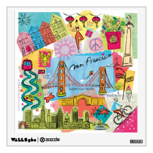 San Francisco, California Wall Decal
