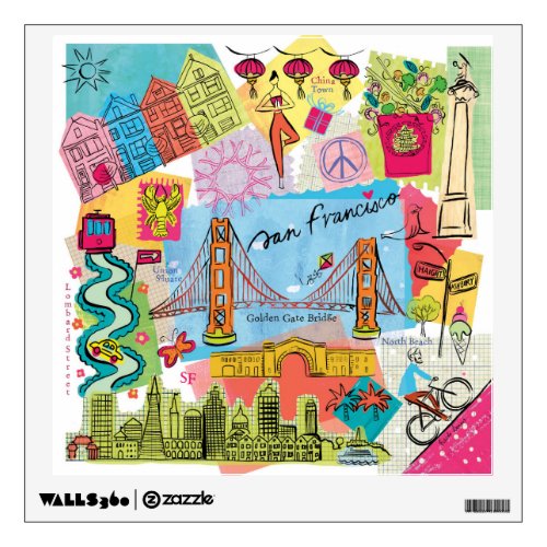 San Francisco California Wall Decal