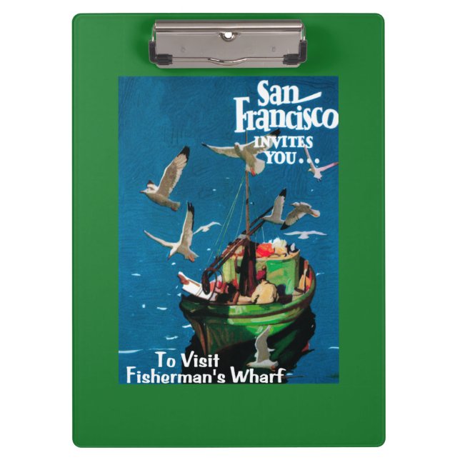 San Francisco, CaliforniaFisherman's Wharf Clipboard (Front)