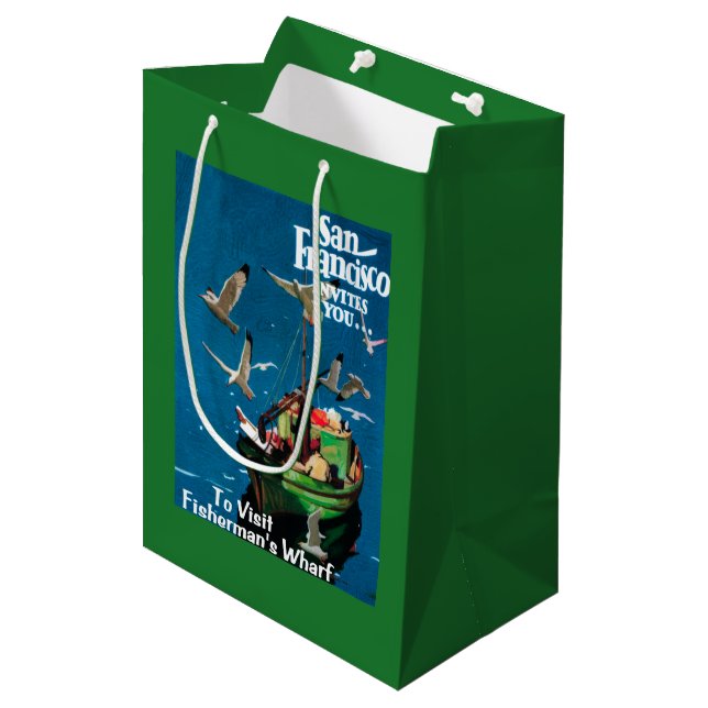 San Francisco, CaliforniaFisherman's Wharf Medium Gift Bag (Front Angled)