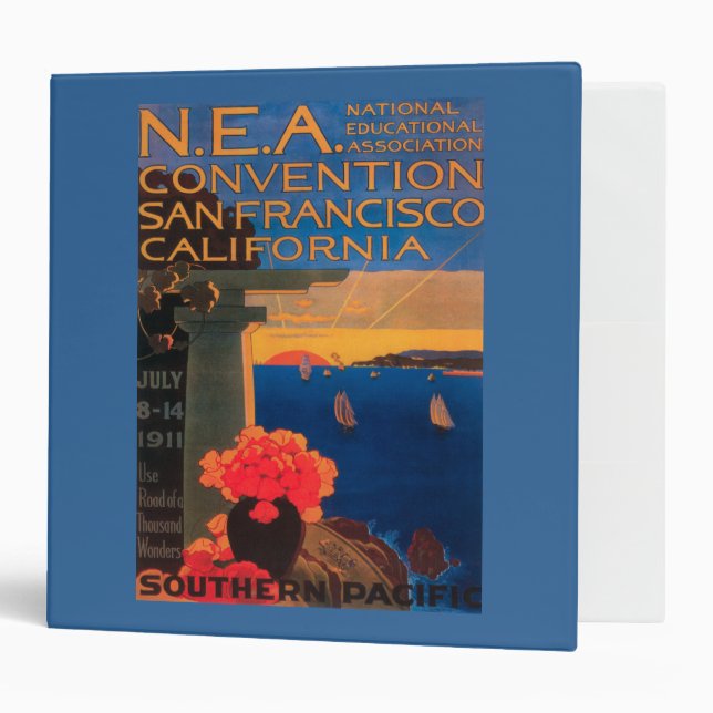 San Francisco, CaliforniaN.E.A. Convention 3 Ring Binder (Front/Inside)