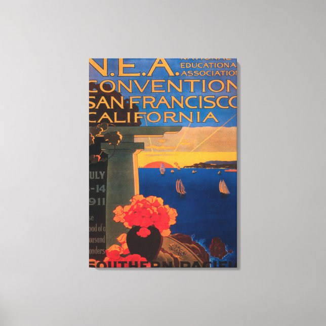 San Francisco, CaliforniaN.E.A. Convention Canvas Print (Front)
