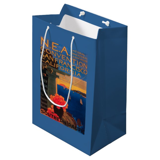 San Francisco, CaliforniaN.E.A. Convention Medium Gift Bag (Front Angled)