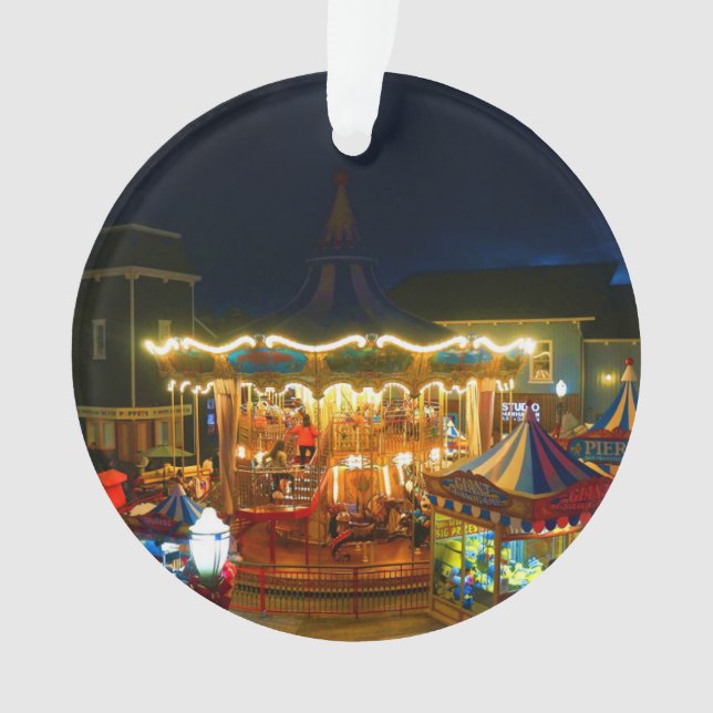 San Francisco Carousel Pier 39 #2 Ornament (Front)