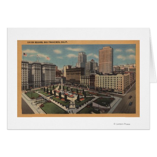 San Francisco, CAUnion Square View Cards (Front Horizontal)
