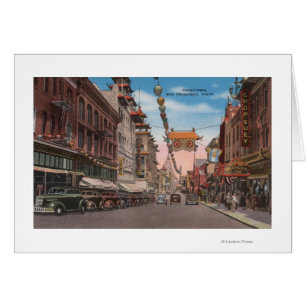 San Francisco, CAView of Chinatown Main Street Cards