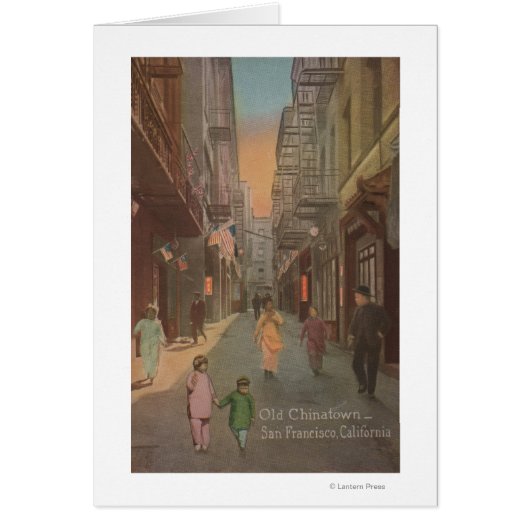 San Francisco, CAView of Old Chinatown Street (Front)