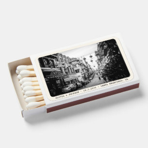 San Francisco China Town Wedding Dinner Favor Matchboxes
