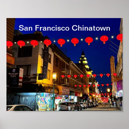 San Francisco Chinatown 11 Poster 