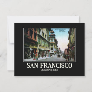 San Francisco Chinatown 1910s Postcard