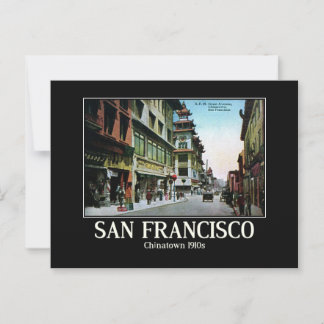 San Francisco Chinatown 1910s Postcard
