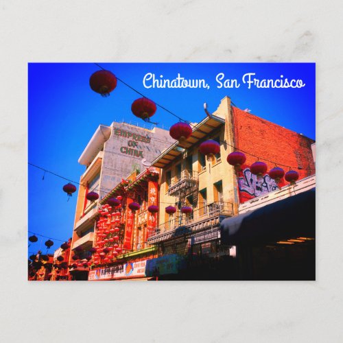 San Francisco Chinatown 4 Postcard