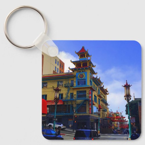 San Francisco Chinatown 8 Keychain