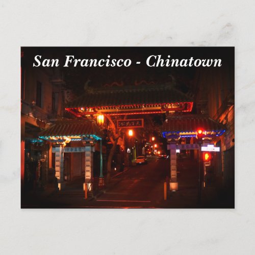 San Francisco Chinatown Gate 2_2 Postcard