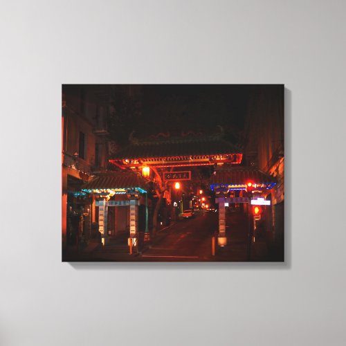 San Francisco Chinatown Gate 2 Canvas