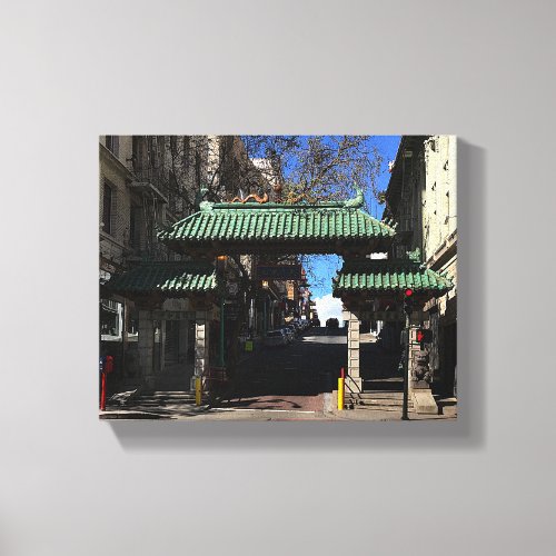 San Francisco Chinatown Gate 3 Canvas