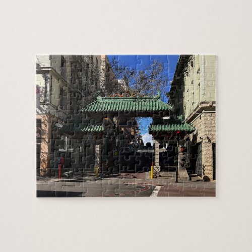 San Francisco Chinatown Gate 3 Jigsaw Puzzle