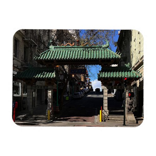 San Francisco Chinatown Gate 3 Magnet