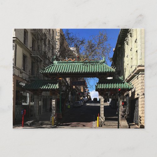 San Francisco Chinatown Gate 3 Postcard