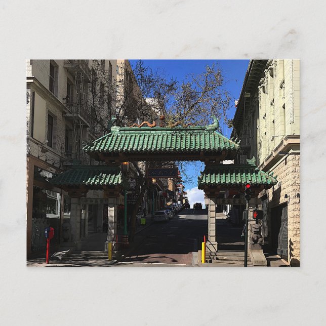 San Francisco Chinatown Gate #3 Postcard (Front)