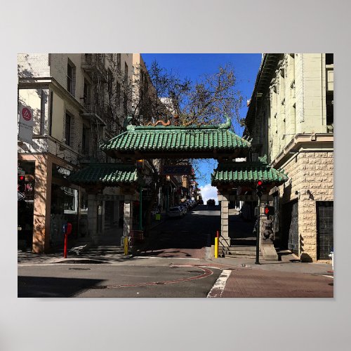 San Francisco Chinatown Gate 3 Poster