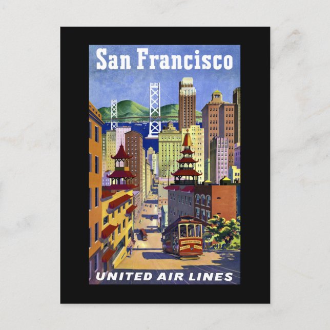San Francisco Chinatown Holiday Postcard (Front)