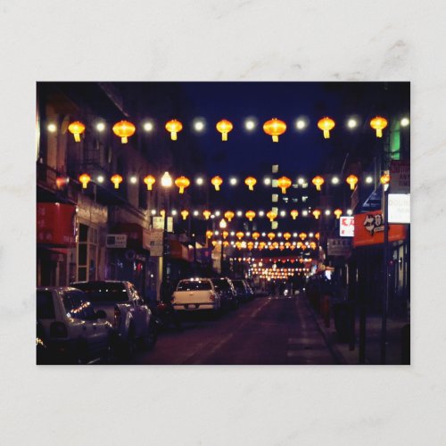 San Francisco Chinatown Lanterns 1_2 Postcard
