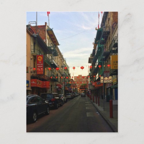 San Francisco Chinatown Lanterns 2 Postcard