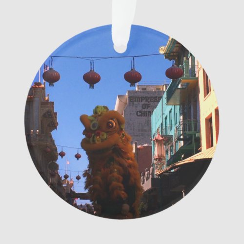San Francisco Chinatown Lion Dance Ornament