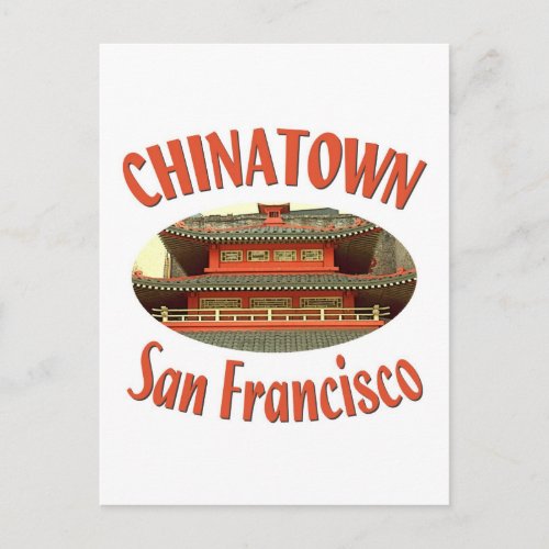 San Francisco Chinatown Postcard