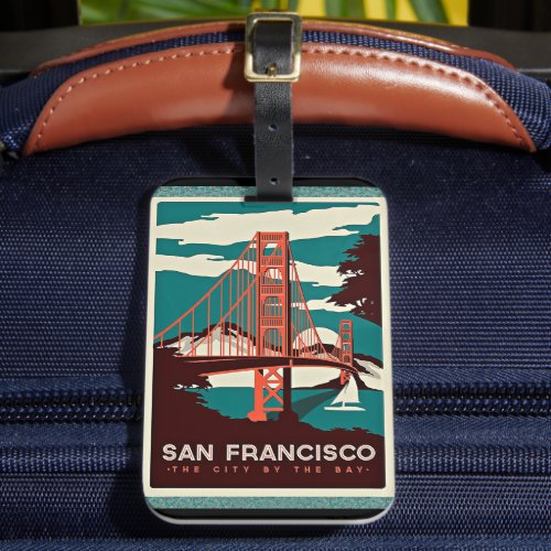 San Francisco City by the Bay Luggage Tag