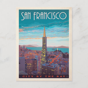 San Francisco City By The Bay Postcard