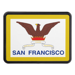San Francisco city flag Hitch Cover