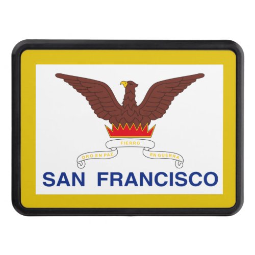 San Francisco city flag Hitch Cover