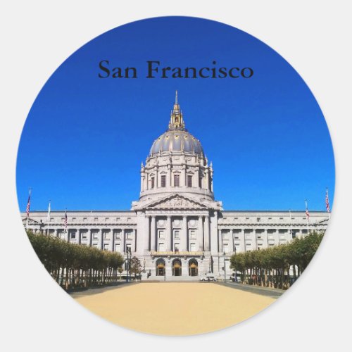 San Francisco City Hall 1 Stickers