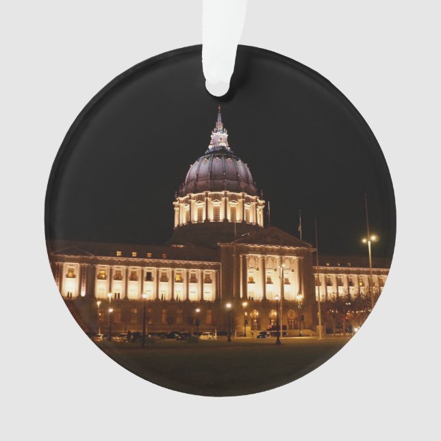 San Francisco City Hall #3-1 Ornament (Front)